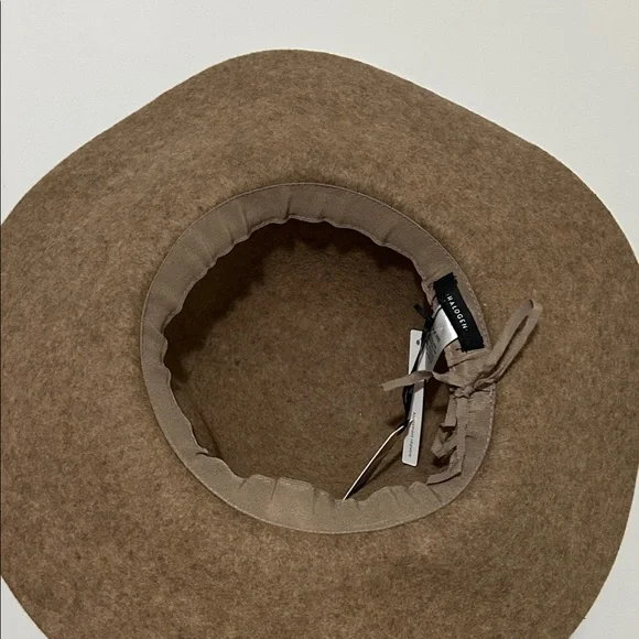 Halogen Tan Floppy Hat with Black Band - Picture 3 of 5